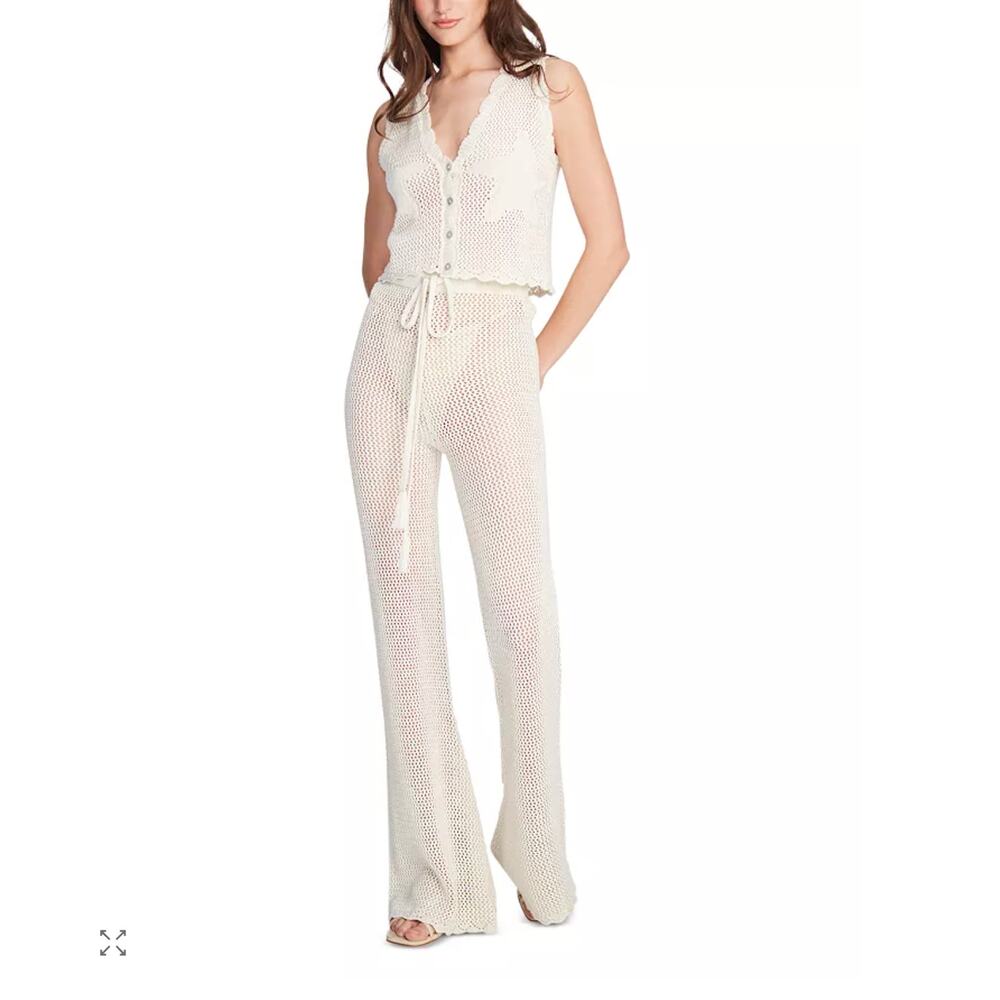 Capittana Raffa Knitted Top Cover-Up top and Drawstring Pants Size XS / S NEW